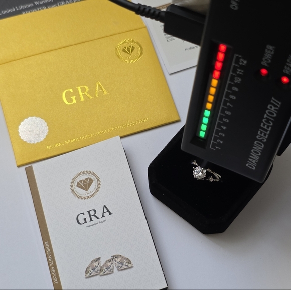 Engagement Ring 1CT Size 6 Moissanite - Picture 8 of 8